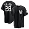 Black/White Joe Girardi Men's New York Yankees Jersey - Replica Big Tall