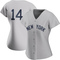 Gray Brian Roberts Women's New York Yankees 2021 Field of Dreams Jersey - Replica Plus Size