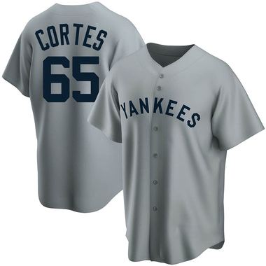 Gray Nestor Cortes Youth New York Yankees Road Cooperstown Collection Jersey - Replica