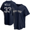 Navy David Wells Youth New York Yankees Alternate Jersey - Replica