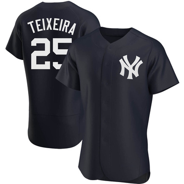 Navy Mark Teixeira Men's New York Yankees Alternate Jersey - Authentic Big Tall