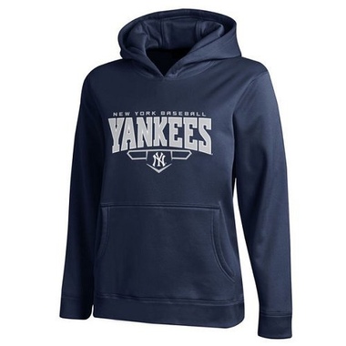 Navy Men's New York Yankees Fleece Hoodie - - Big Tall