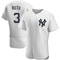 White Babe Ruth Men's New York Yankees Home Jersey - Authentic Big Tall