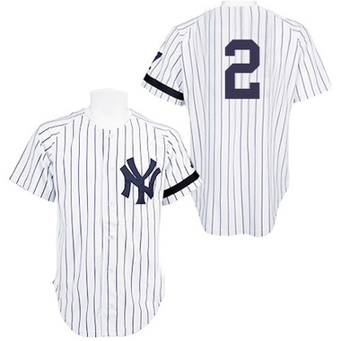 White Derek Jeter Men's New York Yankees Practice Throwback Jersey - Authentic Big Tall