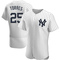 White Gleyber Torres Men's New York Yankees Home Jersey - Authentic Big Tall