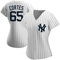 White Nestor Cortes Women's New York Yankees Home Name Jersey - Authentic Plus Size