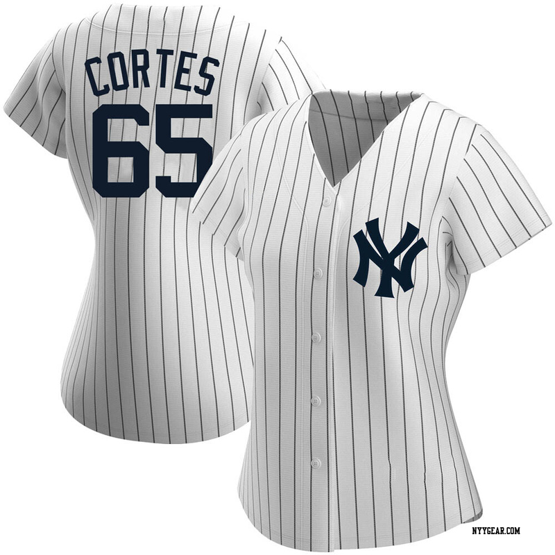 White Nestor Cortes Women's New York Yankees Home Name Jersey - Authentic Plus Size