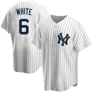White Roy White Men's New York Yankees Home Jersey - Replica Big Tall