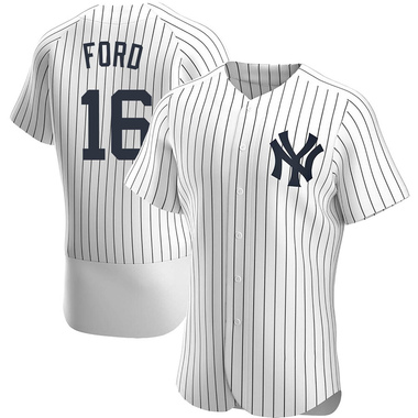 White Whitey Ford Men's New York Yankees Home Jersey - Authentic Big Tall